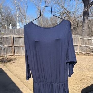 NWT Trina Turk L Navy Blue Jumpsuit